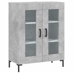 Skříň highboard betonově šedá 69,5x34x180 cm kompozitní dřevo - obrázek 7