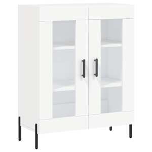 Skříň highboard bílá 69,5 x 34 x 180 cm kompozitní dřevo - obrázek 7