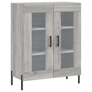 Skříň highboard šedá sonoma 69,5 x 34 x 180 cm kompozitní dřevo - obrázek 7