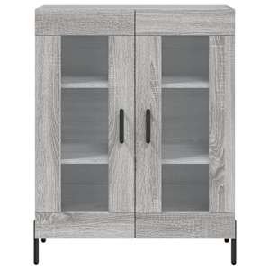 Skříň highboard šedá sonoma 69,5 x 34 x 180 cm kompozitní dřevo - obrázek 8