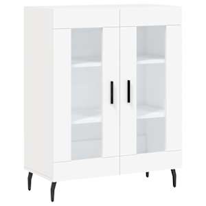 Skříň highboard bílá 69,5 x 34 x 180 cm kompozitní dřevo - obrázek 7