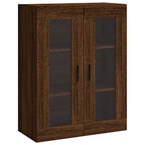 Skříň highboard hnědý dub 69,5 x 34 x 180 cm kompozitní dřevo - obrázek 5