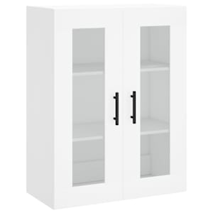 Skříň highboard bílá 69,5 x 34 x 180 cm kompozitní dřevo - obrázek 5