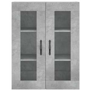 Skříň highboard betonově šedá 69,5x34x180 cm kompozitní dřevo - obrázek 6