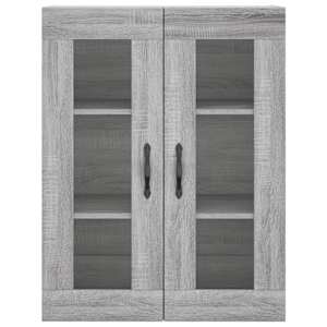 Skříň highboard šedá sonoma 69,5 x 34 x 180 cm kompozitní dřevo - obrázek 6