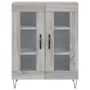 Skříň highboard šedá sonoma 69,5 x 34 x 180 cm kompozitní dřevo - obrázek 8