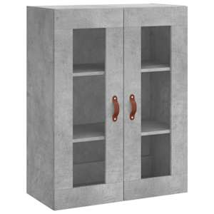 Skříň highboard betonově šedá 69,5x34x180 cm kompozitní dřevo - obrázek 5