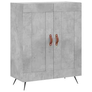 Skříň highboard betonově šedá 69,5x34x180 cm kompozitní dřevo - obrázek 7
