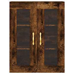 Skříň highboard kouřový dub 69,5 x 34 x 180 cm kompozitní dřevo - obrázek 6