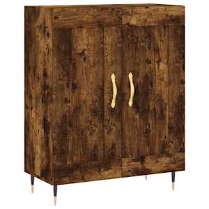 Skříň highboard kouřový dub 69,5 x 34 x 180 cm kompozitní dřevo - obrázek 7