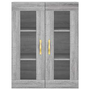 Skříň highboard šedá sonoma 69,5 x 34 x 180 cm kompozitní dřevo - obrázek 6