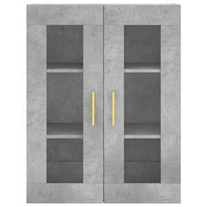 Skříň highboard betonově šedá 69,5x34x180 cm kompozitní dřevo - obrázek 6