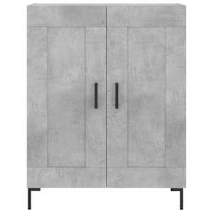 Skříň highboard betonově šedá 69,5x34x180 cm kompozitní dřevo - obrázek 8