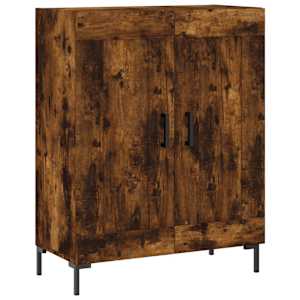 Skříň highboard kouřový dub 69,5 x 34 x 180 cm kompozitní dřevo - obrázek 7