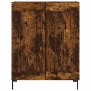 Skříň highboard kouřový dub 69,5 x 34 x 180 cm kompozitní dřevo - obrázek 8