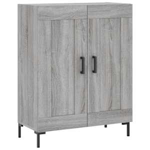Skříň highboard šedá sonoma 69,5 x 34 x 180 cm kompozitní dřevo - obrázek 7