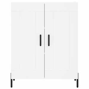 Skříň highboard bílá 69,5 x 34 x 180 cm kompozitní dřevo - obrázek 8