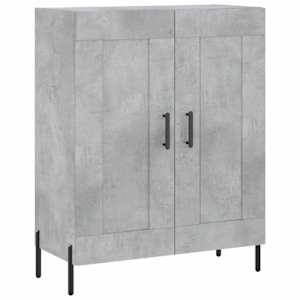 Skříň highboard betonově šedá 69,5x34x180 cm kompozitní dřevo - obrázek 7