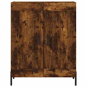 Skříň highboard kouřový dub 69,5 x 34 x 180 cm kompozitní dřevo - obrázek 8