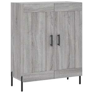 Skříň highboard šedá sonoma 69,5 x 34 x 180 cm kompozitní dřevo - obrázek 7