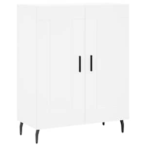 Skříň highboard bílá 69,5 x 34 x 180 cm kompozitní dřevo - obrázek 7