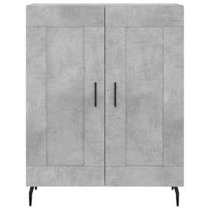Skříň highboard betonově šedá 69,5x34x180 cm kompozitní dřevo - obrázek 8