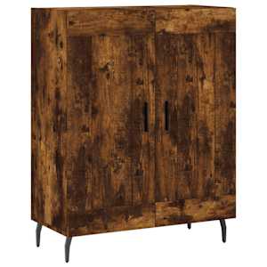 Skříň highboard kouřový dub 69,5 x 34 x 180 cm kompozitní dřevo - obrázek 7