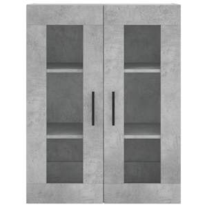 Skříň highboard betonově šedá 69,5x34x180 cm kompozitní dřevo - obrázek 6