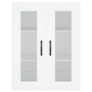 Skříň highboard bílá 69,5 x 34 x 180 cm kompozitní dřevo - obrázek 6