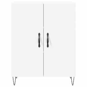 Skříň highboard bílá 69,5 x 34 x 180 cm kompozitní dřevo - obrázek 8