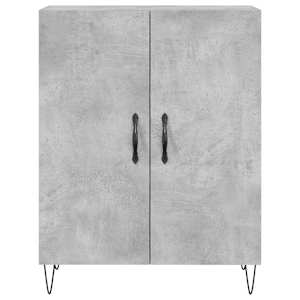 Skříň highboard betonově šedá 69,5x34x180 cm kompozitní dřevo - obrázek 8