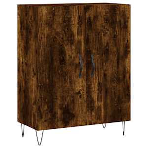 Skříň highboard kouřový dub 69,5 x 34 x 180 cm kompozitní dřevo - obrázek 7