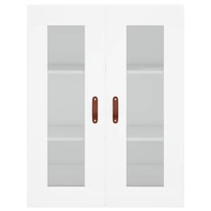 Skříň highboard bílá 69,5 x 34 x 180 cm kompozitní dřevo - obrázek 6