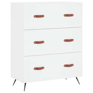 Skříň highboard bílá 69,5 x 34 x 180 cm kompozitní dřevo - obrázek 7