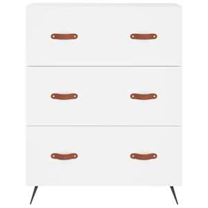Skříň highboard bílá 69,5 x 34 x 180 cm kompozitní dřevo - obrázek 8