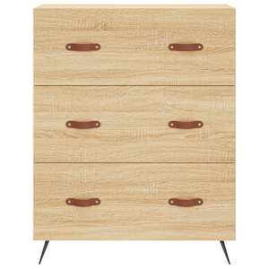 Skříň highboard dub sonoma 69,5 x 34 x 180 cm kompozitní dřevo - obrázek 8