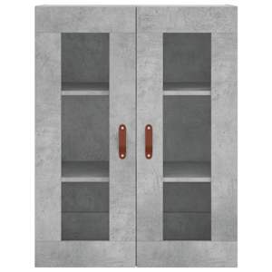 Skříň highboard betonově šedá 69,5x34x180 cm kompozitní dřevo - obrázek 6
