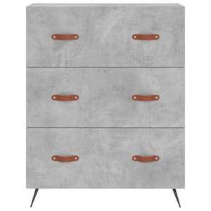 Skříň highboard betonově šedá 69,5x34x180 cm kompozitní dřevo - obrázek 8