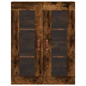 Skříň highboard kouřový dub 69,5 x 34 x 180 cm kompozitní dřevo - obrázek 5