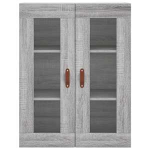 Skříň highboard šedá sonoma 69,5 x 34 x 180 cm kompozitní dřevo - obrázek 6