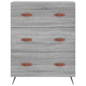 Skříň highboard šedá sonoma 69,5 x 34 x 180 cm kompozitní dřevo - obrázek 8