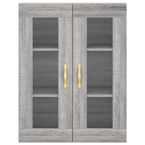 Skříň highboard šedá sonoma 69,5 x 34 x 180 cm kompozitní dřevo - obrázek 6