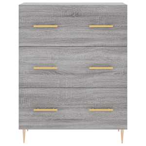 Skříň highboard šedá sonoma 69,5 x 34 x 180 cm kompozitní dřevo - obrázek 8