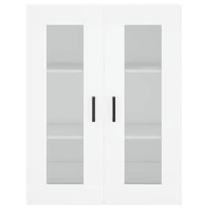 Skříň highboard bílá 69,5 x 34 x 180 cm kompozitní dřevo - obrázek 6