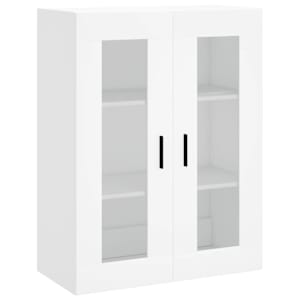 Skříň highboard bílá 69,5 x 34 x 180 cm kompozitní dřevo - obrázek 5