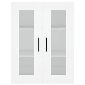 Skříň highboard bílá 69,5 x 34 x 180 cm kompozitní dřevo - obrázek 6