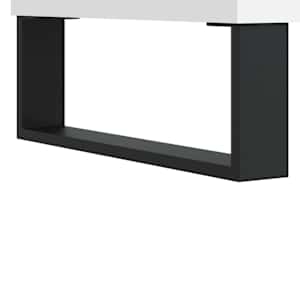 Skříň highboard bílá 69,5 x 34 x 180 cm kompozitní dřevo - obrázek 11
