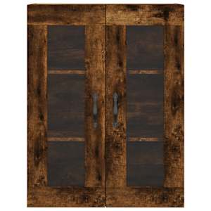 Skříň highboard kouřový dub 69,5 x 34 x 180 cm kompozitní dřevo - obrázek 6