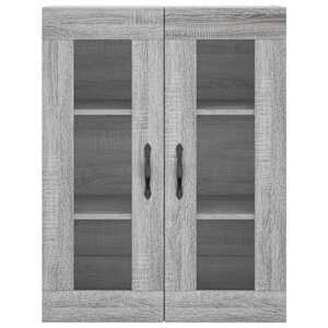 Skříň highboard šedá sonoma 69,5 x 34 x 180 cm kompozitní dřevo - obrázek 6