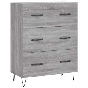 Skříň highboard šedá sonoma 69,5 x 34 x 180 cm kompozitní dřevo - obrázek 7